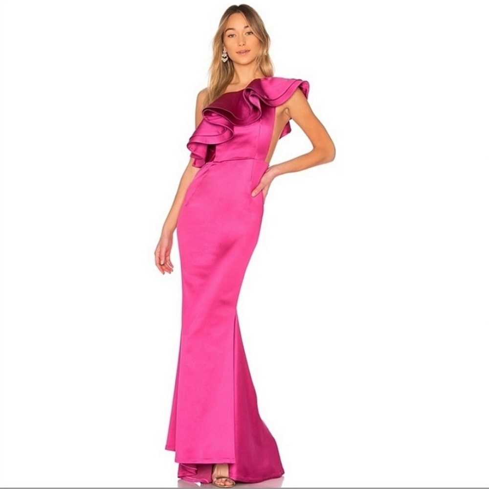 X REVOLVE JOEY GOWN IN PINK